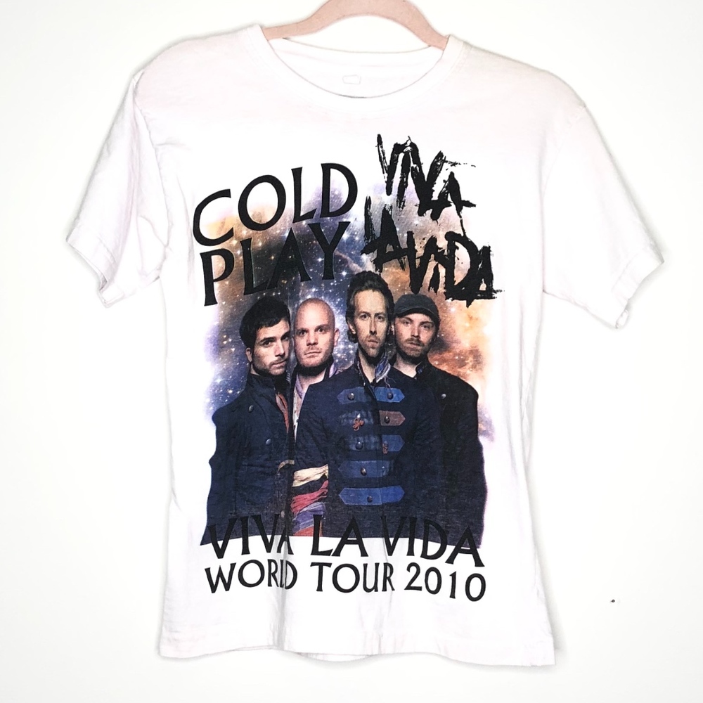 🌵 COLD PLAY VIVA LA VIDA BAND TEE